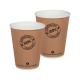 Thermo Riffelbecher doppelwandig 300ml Ø9cm, -10°C bis 100°C, 25 Stk.