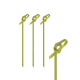 Fingerfood Spieße 'Knoten' aus Bambus, 9cm, 250 Stk.