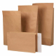 Musterfaltenbeutel mit SK-Klappe aus Kraftpapier 120 g/m² 250x50x353 + 50 mm