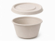 Dressingbecher Dipschale 60ml rund Ø 62 mm aus Bagasse Zuckerrohr inkl. Deckel, 50 Stk.