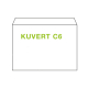 ÖKI Kuvert C6 114x162mm weiß, 80 gr. Haftstreifen, 50 Stk.