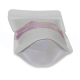 Standbodenbeutel Kraftpapier weiß mit Fenster, 85x145x50mm, 100ml, 1000 Stk.