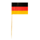 Flaggenpicker Fahnenpicker Deko-Picker Land 'Deutschland', 50 Stk.