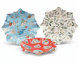 Gebäckschalen Plätzchenschalen für Weihnachtsgebäck Pappe Ø 28 cm verschiedene Motive, 2 Stk