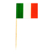 Flaggenpicker Fahnenpicker Deko-Picker Land 'Italien', 100 Stk.