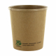 PAPSTAR Suppenbecher aus Pappe, rund, 470 ml, braun, 25 Stk.