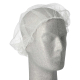 Haarnetze Kopfhauben dezente Haarfixierung aus Nylon Ø 55-62 cm weiss, 100 Stk.