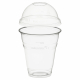 Trinkbecher 300ml + Domdeckel mit Rundloch aus PLA 50 Stk.
