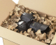 DECOFILL dekorative Papier-Verpackungschips Polsterchips, rot, 400 Liter