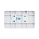 Satino Hyginity Falthandtuchspender XS, System PT3, 17,6 cm x 30,1 cm x 15,1 cm, weiß