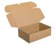 Stülpdeckelkarton DHL-Kleinpaket 241x160x80mm (Außenmaß) braun wiederverwendbar