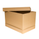 Palettencontainer Palettenkarton 3-teilig 1200x800x800mm (Außenmaß) 2-wellig braun stabil