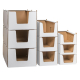 Stapelbehälter Regalkarton aus Wellpappe 'M' 600x400x300mm stapelbar robust