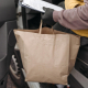 Papiertragetaschen 40+16 x 45 cm mit EAN-Code braun, 50 Stk.