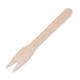 Holz Pommes-Frites Gabel, Snackgabel, Schaschlikgabeln, 120mm, robust, 500 Stk.