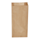 Papierfaltenbeutel Papiertüten braun 14+7 x 32 cm für ca. 2 kg Inhalt, 100 Stk.
