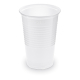 Trinkbecher weiß 200 ml Eichstrich bei 0,2 L, PP, Ø 70 mm, 100 Stk.