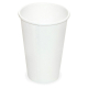 Heiß- und Kaltgetränkebecher Pappbecher weiß 250ml 330ml, Ø 80mm, 50 Stk.