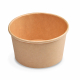 Papierbecher Feinkostbecher Eisbecher rund braun 350 ml Ø 11,5 cm, 50 Stk.