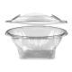 Rundbecher klar mit Deckel 1000 ml (PET), 50 Stk.