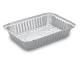 Menü-Schale ungeteilt ALU, 862ml, 22,2 x 15,8 x 3,8 cm, 100 Stk.