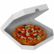 Pizzakarton -extra stark- weiß, 30 x 30 x 3 cm, 100 Stk.