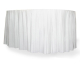 Tischskirting Tischverkleidung selbstklebend, Airlaid, 4m x 72cm champagner