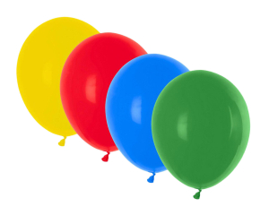 Luftballons bunt gemischt Ø 200 mm, Größe 'S', 100 Stk.