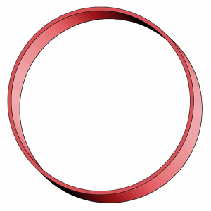 Gummiringe Gummibänder Ø 100mm, 5 mm in rot, ca. 300 Stk., 1000 gr.- 1 kg.