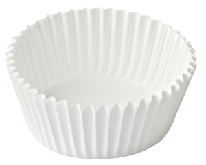 Gebäckkapseln weiß Ø 35 x 20 mm, 1000 Stk.