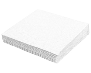 Servietten 33 x 33 cm 1/4 -Falz, 2-lagig weiß, 250 Stk.