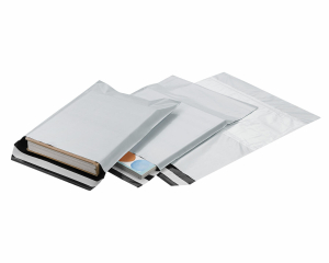 Folienversandtaschen COEX Adhäsionsverschluss aus rLDPE 165x220+40mm, C5, 100 Stk.