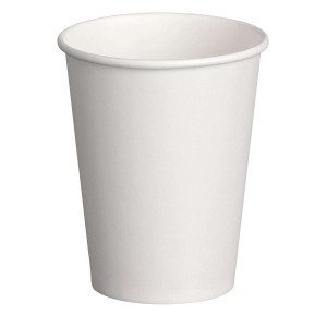 Kaffeebecher 'Coffee To Go' Pappbecher 100% ohne Kunststoff weiß 200ml, 50 Stk.