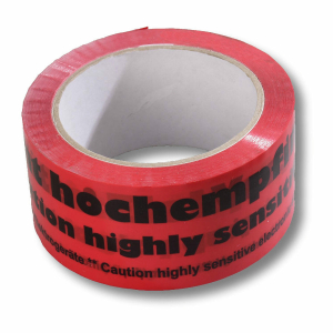 Warnklebeband 'Vorsicht hochempfindliche elektrische Geräte' PP 50mm x 66m