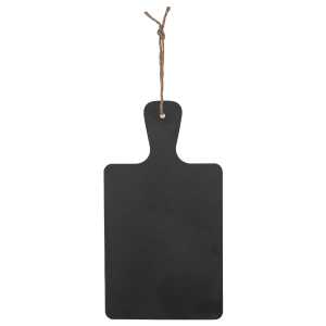 Wand-Kreidetafel 'Naturstein' aus Schiefer schwarz zum Aufhängen 15 x 28cm