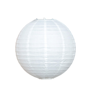 Lampion rund weiß Ø 25 cm