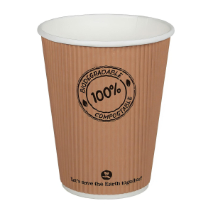 Thermo Riffelbecher doppelwandig 300ml Ø9cm, -10°C bis 100°C, 25 Stk.