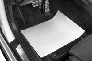 Fußraumschoner Einweg-Fußmatten aus 100% Papier bedruckt 380mm x 500mm, 250 Stk.