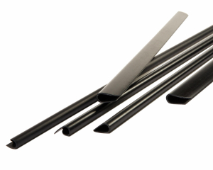 Klemmschienen für 3-25 Blatt, schwarz, DIN A4, 3 mm, 100 Stk.