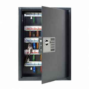 Schlüsselkasten High Security für 50 Schlüssel mit elektronischem Zahlenschloss