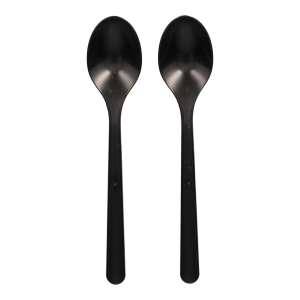 Suppenlöffel Esslöffel Mehrweg 185 mm PP extra stabil schwarz, 50 Stk.