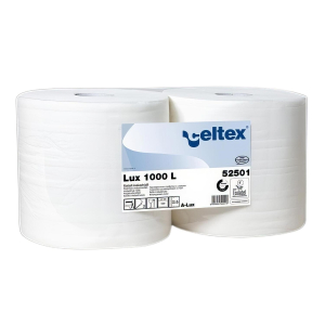 Celtex Putzpapier 2-lagig Zellstoff 26,5x38cm weiß, 2 Rollen je 1000 Blatt