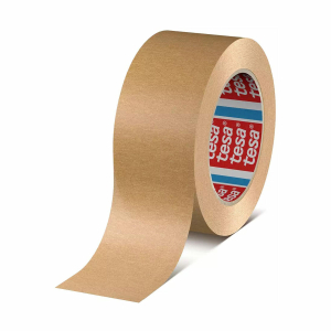 TESA Papierklebeband tesapack 4713 mit Naturkautschukkleber 50mm x 50m, braun