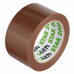 ULITH Star 2001 Packband Klebeband 50mm x 66m PP extra dick 63µm braun