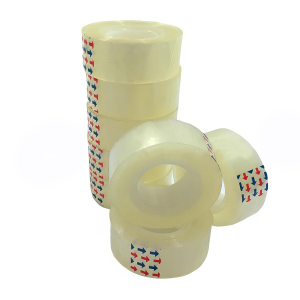 Klebefilm Büroklebeband 19 mm x 33 m, transparent, 8 Rollen