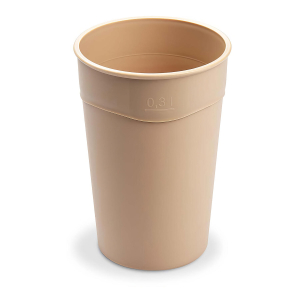Mehrweg Heißgetränkebecher Kaffeebecher Glühweinbecher Eichstrich 300ml Ø 80mm, 10 Stk.