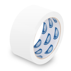1-PACK Packband Klebeband Markierungsband, PP, 48 mm x 66 m, weiß