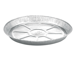 ALU Grill-, Back-, Servier- und Pizzateller rund 1010 ml, Ø 277x25mm, 100 Stk.