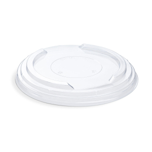 Deckel transparent Ø185mm aus rPET für Salatschalen Feinkostschalen, 50 Stk.