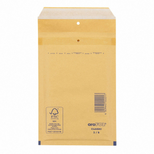 AROFOL CLASSIC Luftpolstertasche 2/B-12, 120x215mm, für C6, braun